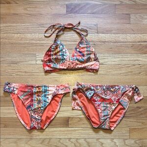 Colorful Lucky Brand Bikini Set